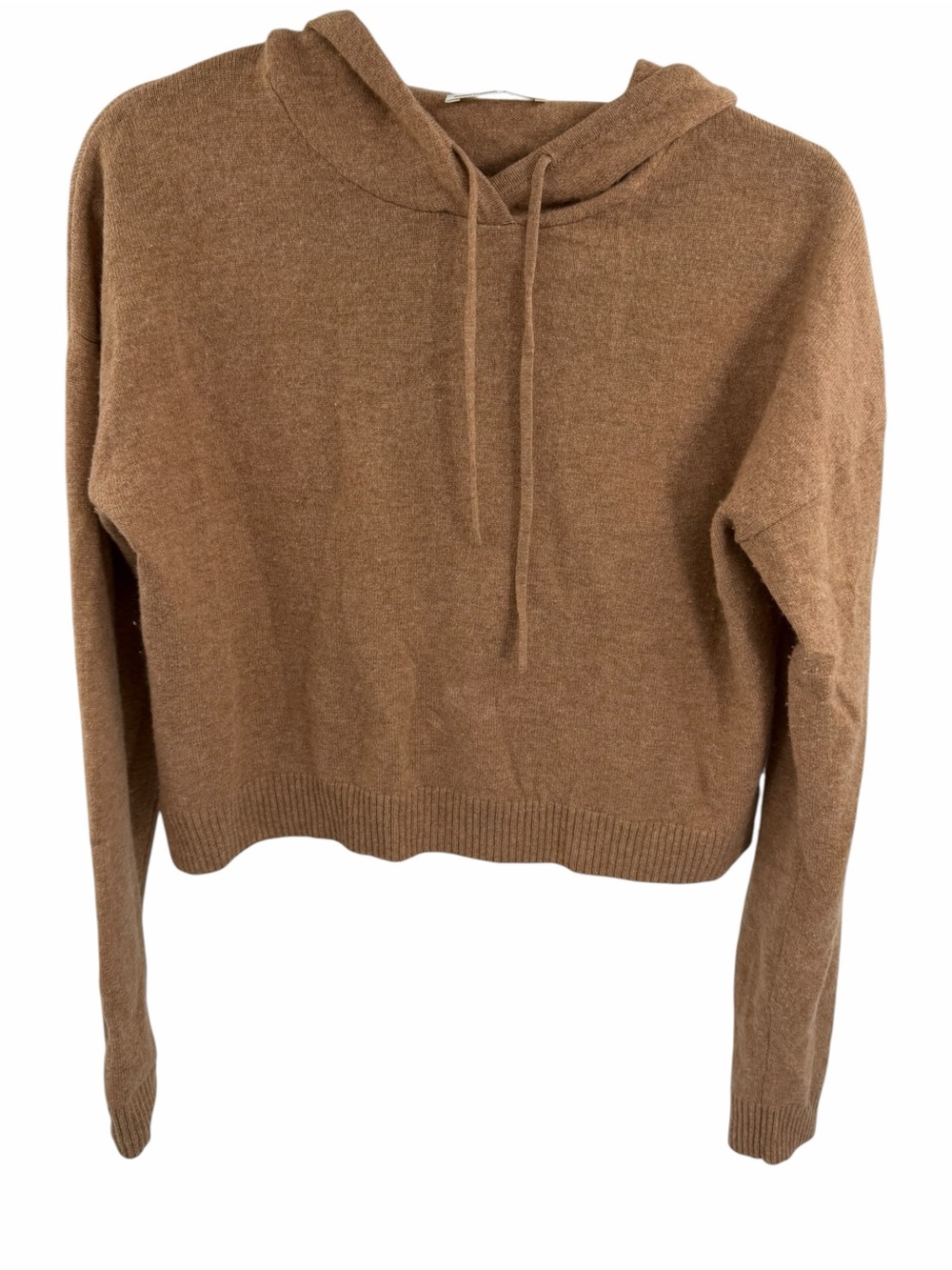 Reformation Cashmere Camel Brown Hooded Women's Sweater Size Small